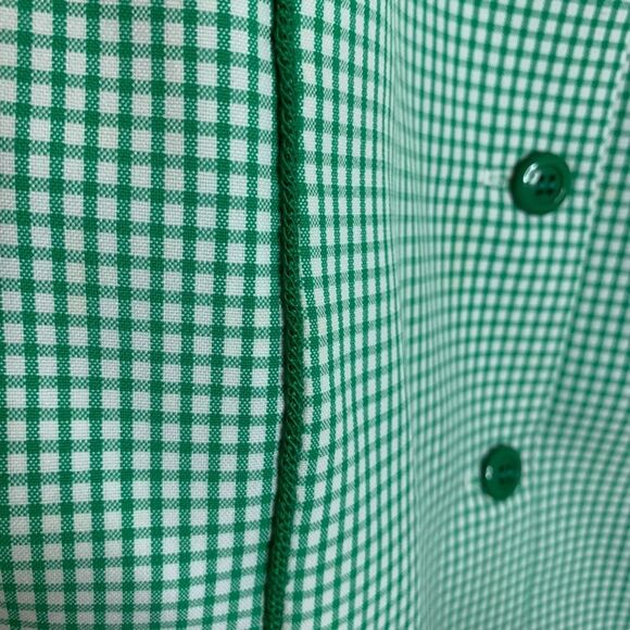 Bonne Petite Vintage Plaid Skirt Green Button Front Women’s Size 16 P - Picture 5 of 11